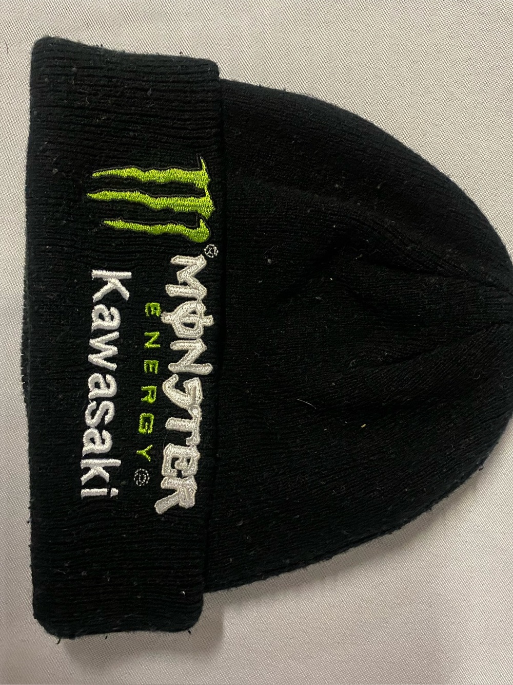 Monster Energy x Kawasaki Men’s Black Beanie